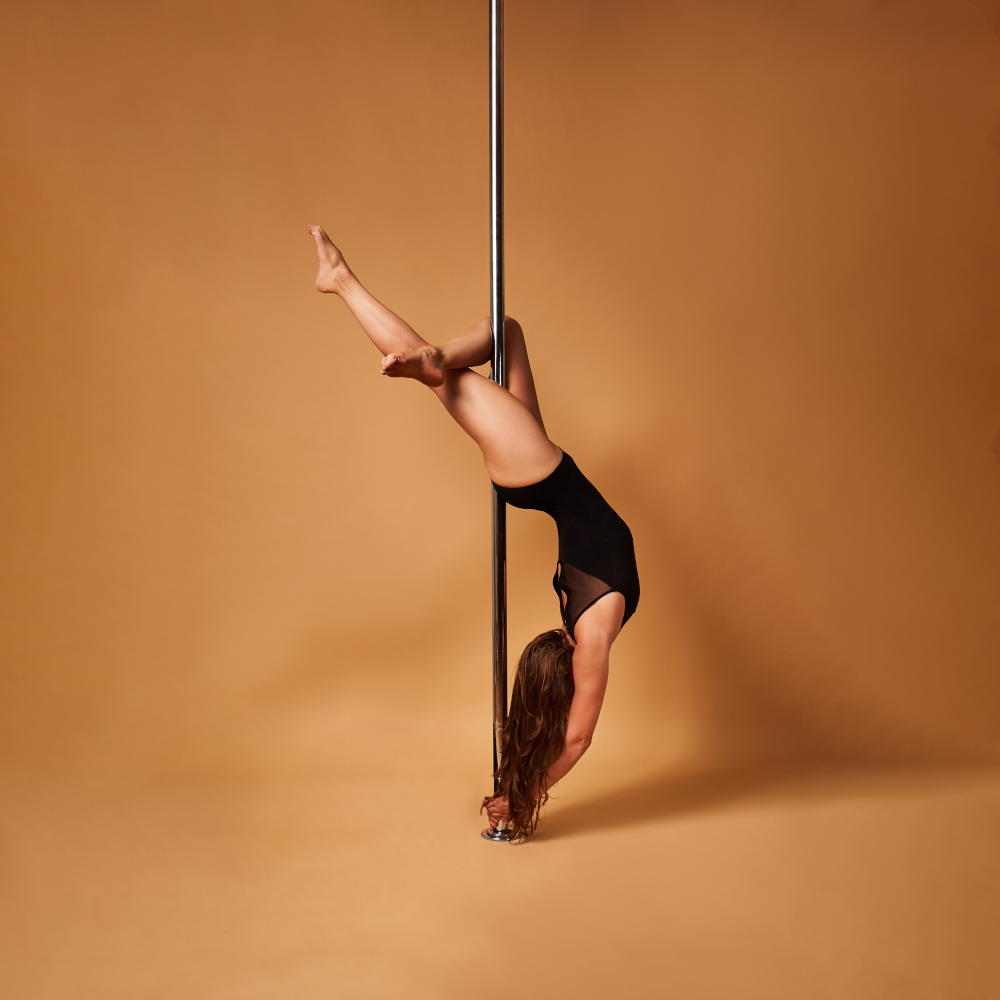 First Tricks Upside Down Muse Pole Dance